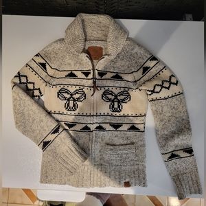 ARITZIA WOOL Zip-up Sweater medium
